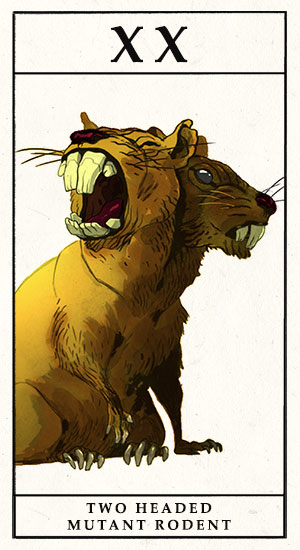 Two-Headed Mutant Rodent